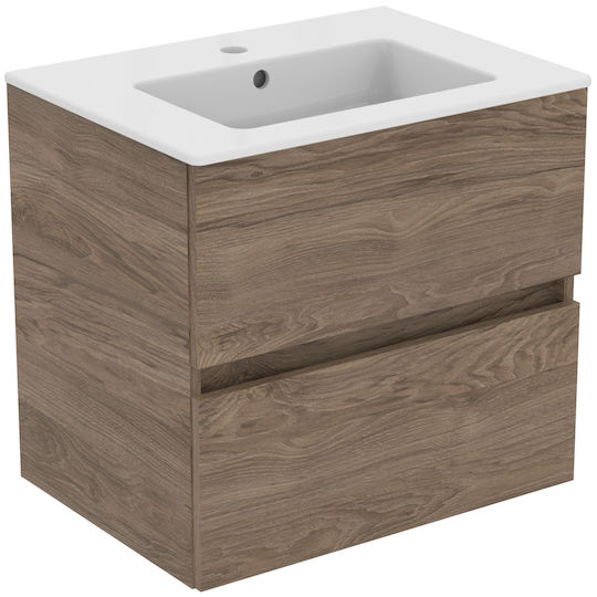 Ideal Standard Шкаф със Мивка Д60xШ44xВ55см Flint Hickory