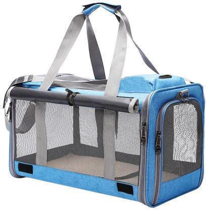 Denik Pets Τσάντα Χειρός για Μεταφορά Σκύλου Μπλε Μ49xΠ29xΥ27εκ.