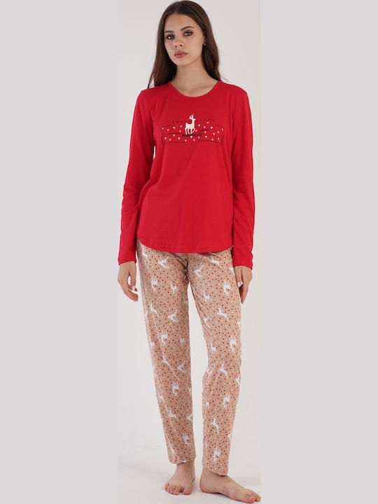 Summer Women's Pyjama Set Red