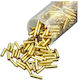 Beads Macaroni Embroidery 10mm Gold 100% Glass Packaging 22gr