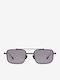 Projekt Produkt Men's Sunglasses with Black Metal Frame and Black Lens 476457