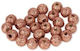 477808 Beauty Home Holzhandwerksdekoration Roségold Glitzer 24 Stück 8 Mm