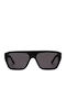 Zeus & Dione Unisex Sunglasses with Black Plastic Frame and Black Lens KASOS C1