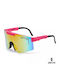 Ghetto Unisex Sunglasses with Pink Frame and Pink Lens HS2047 Pink