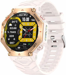 Smartwatch Microwear Kc91 Pink Silicone Smartwatch Microwear Kc91 Pink Silicone