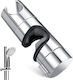 Chrome Adjustable Shower Clip Base 117mm x 40mm
