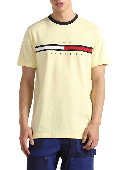 Tommy Hilfiger T-shirt Κίτρινο