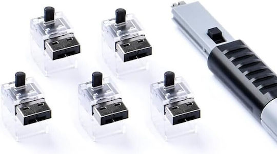 Cable Locks Smartkeeper Nc13pkbk 5 X Lan 2 1 X Lock Key Black