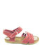Women's Flat Sandals in Red Color