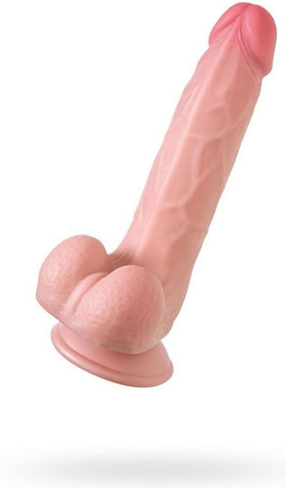Ρεαλιστικό Dildo με Όρχεις και Βεντούζα Flesh