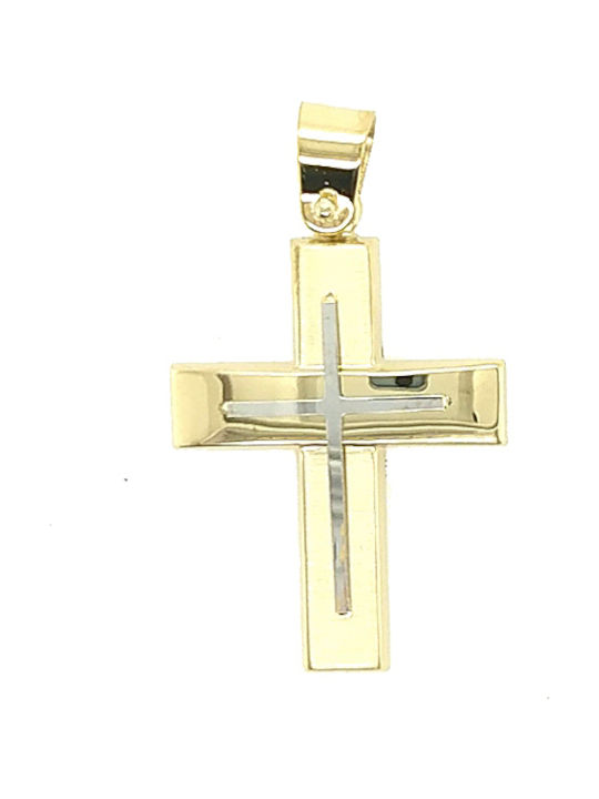 Dio Jewellery Lab Ανδρικός Σταυρός από Ασήμι χωρίς Αλυσίδα