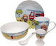 Cryspo Trio Feeding Set made of Porcelain 5pcs