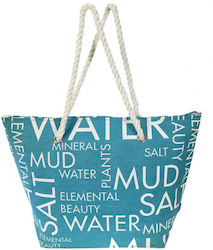 Seagull Fabric Beach Bag Blue Seagull Fabric Beach Bag Blue