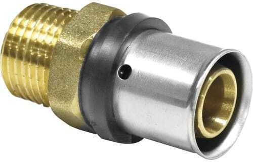 Pipetec – Rohrnippel Männlich Presser 20 X 2 – ¾“