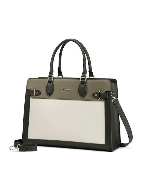 Lovevook Waterproof Shoulder / Handheld Bag for 15.6" Laptop Beige WB3183