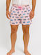 Herren Badebekleidung Bermuda Pink