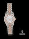 Ghetto Women's Watch with Silver Metal Bracelet