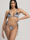 Set Bikini Τριγωνάκι & Brazil Grey Velvet