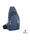 Hedgren Herren Schulter / Crossbody Tasche Blau