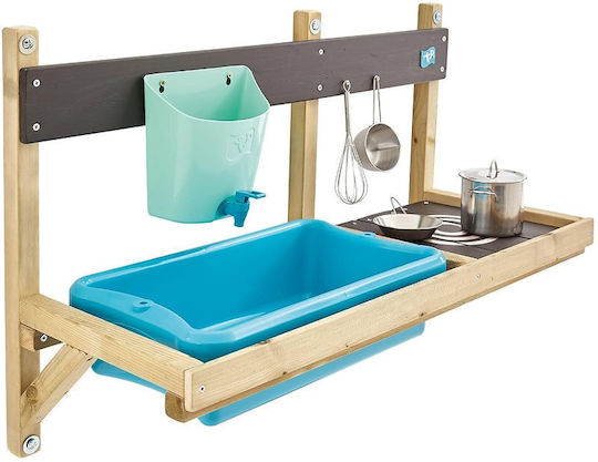 Mud Kitchen XL Large Wall Deluxe + Accessories Wooden Outdoor Playhouse