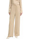 Women's Fabric Trousers Light Beige