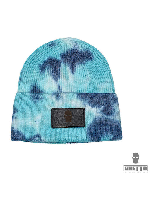 Beanie Unisex Σκούφος Πλεκτός σε Μπλε χρώμα