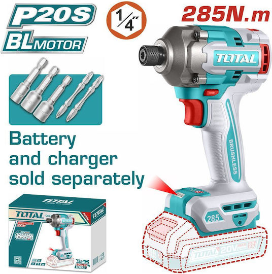 Total Impact Screwdriver Battery Solo Brushless 20V