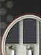 Victoria Monochrome Suspenders 2.5 Cm 62025 4 Clips Grey Sk