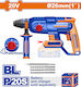 Wadfow Impact Demolition Hammer Battery Brushless 20V Solo with Chuck SDS Plus WLM1526