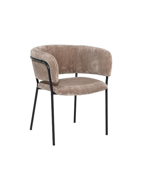 FL3042 Dining Room Fabric Chair Coffee 59x57x75cm 2pcs