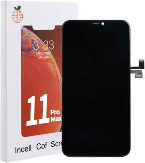 O ecran Incell Rj cu Mecanism Tactil pentru iPhone 11 Pro Max (Negru)