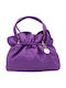 De piele Geantă de damă De mână Violet