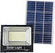 Rezistent la apă Solar Proiector LED 100W Alb Rece 6500K cu Telecomandă IP67