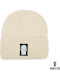 Beanie Unisex Beanie Knitted in Beige color