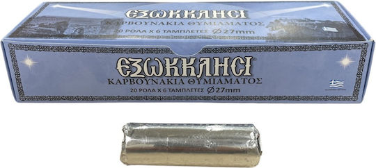 Incense Coal Exokklisi 27mm Pack 20x6 Bundles