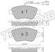 Накладки Предни Alfa Mito 1.4 Citroen Nemo 1.4 Hdi Stilo 511469-49