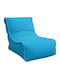 Bean Bag Chair Poof Blue