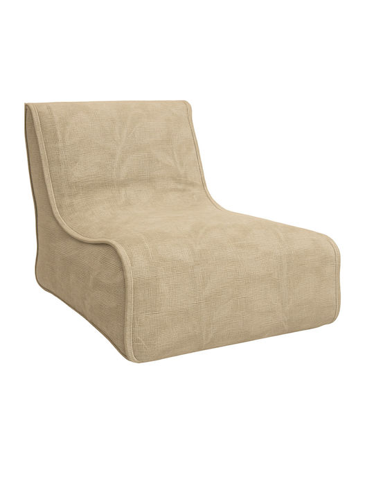 Bean Bag Chair Poof Beige