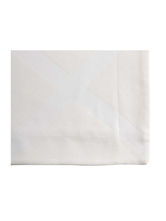 Celso De Lemos Bettbezug-Set Übergröße mit 2 Kissenbezügen 230x220 Charleston Weiß