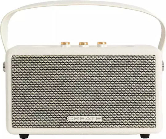 Create Boxă Bluetooth 40W cu Durată de Baterie până la 5 ore Bej