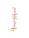 Hanging Handmade Pink Wall Decor from Wood
