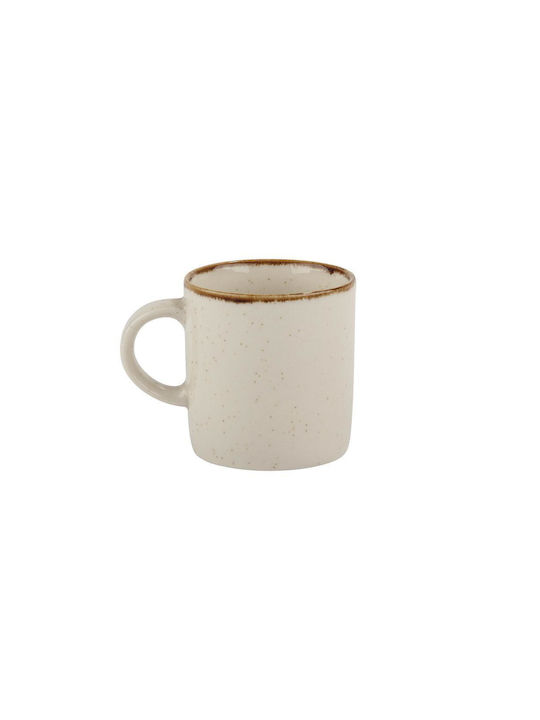 Kutahya Porselen Mug from Porcelain Beige 110ml 2pcs