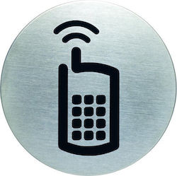 Durable Μεταλλικό Σήμα "mobile Phone"