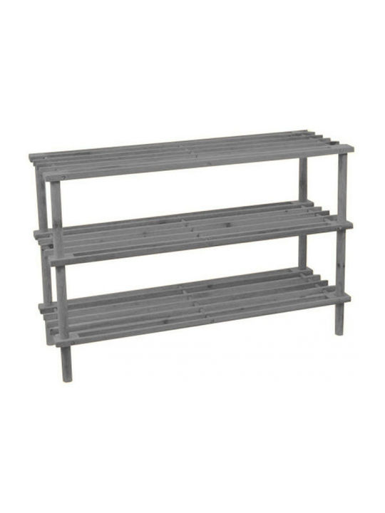 Shoe Organizer Gray 74x26x49cm