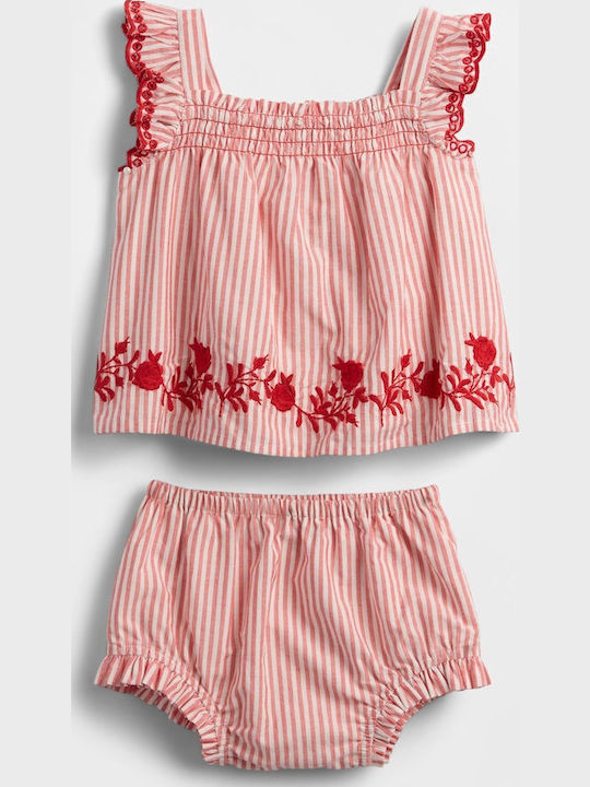 Kids' Set with Shorts Summer 2pcs Red