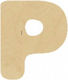Holzhandwerksdekoration 4cm Buchstaben P