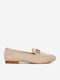 Damen Mokassins in Beige Farbe
