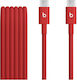 Beats Geflochten USB 2.0 Kabel USB-C männlich - USB-C 60W Rot 1.5m (MDGF4EE/A)