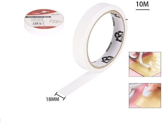 Decomagia Doppelseitiges Klebeband Transparente 18mm Decomagia Doppelseitiges Klebeband Transparente 18mm