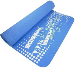 Lifefit Trainingsmatte Yoga Blaue (183x61x0,4cm)